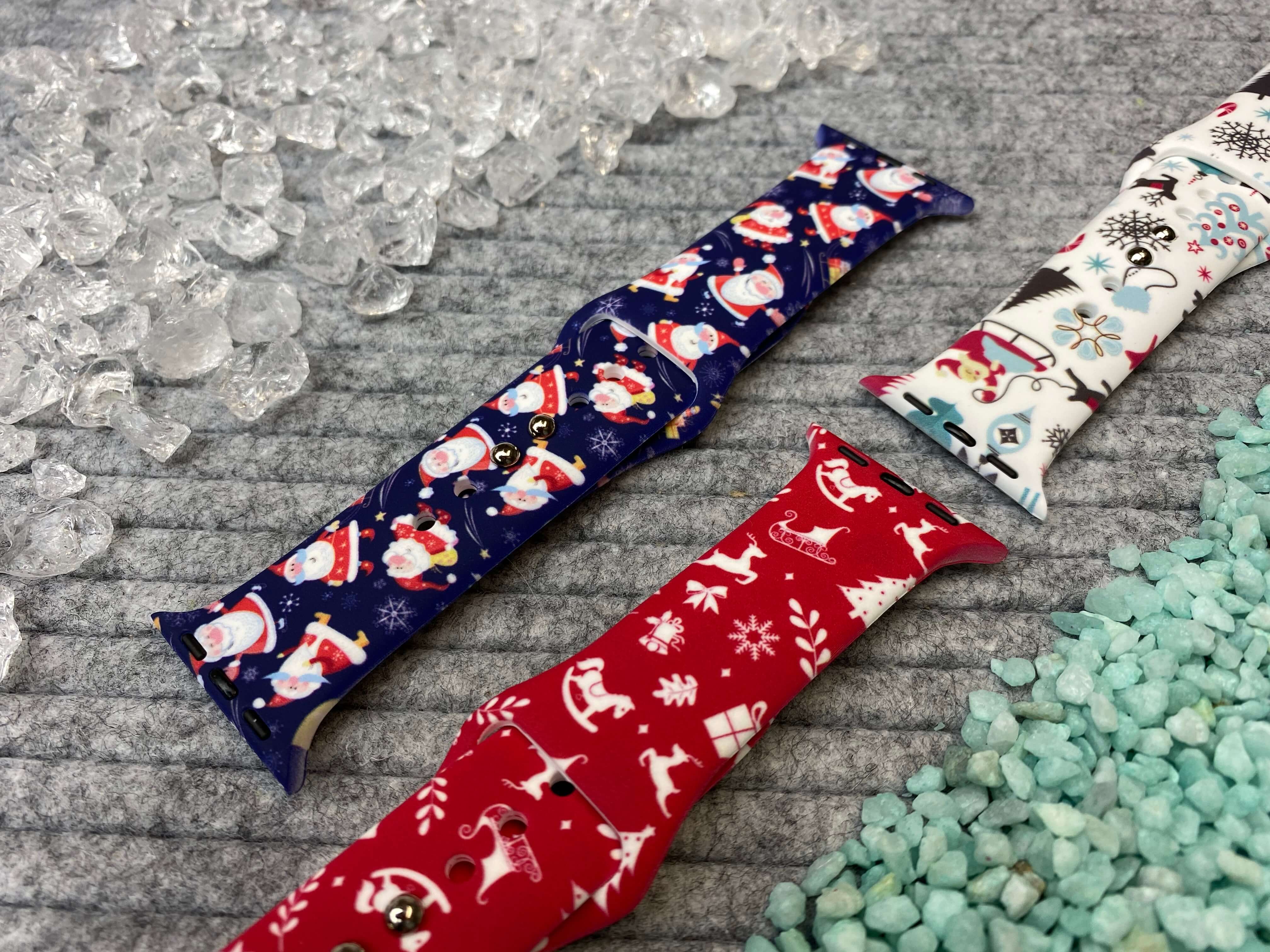 Silikonband Weihnachten für Apple Watch