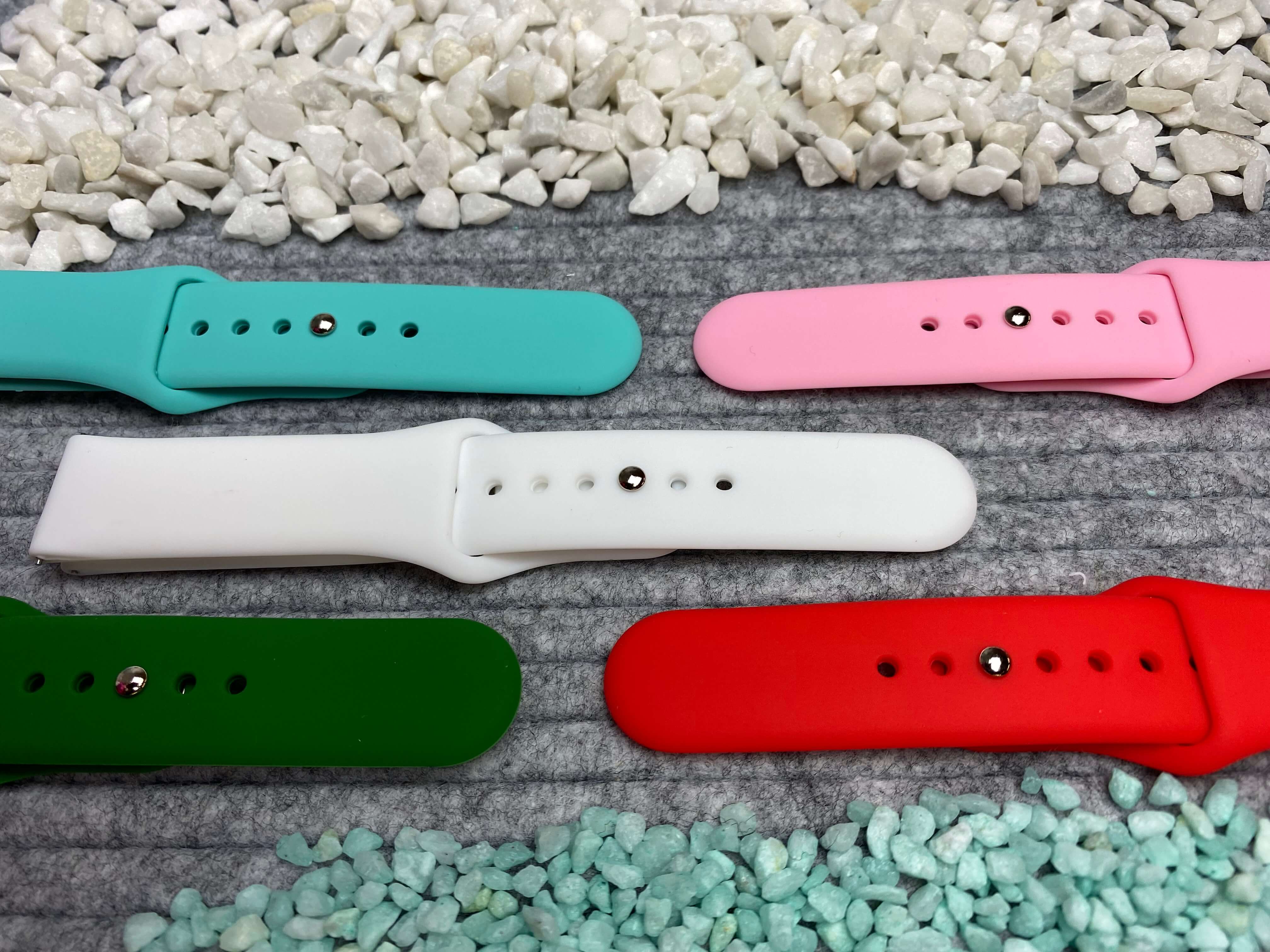 Silikon Armband 20 mm / 22 mm für Amazfit, Garmin, Huawei, Samsung Galaxy Watch